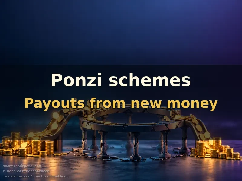 Ponzi schemes pay earlier participants with new money